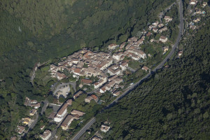 france, Gard (30), Saint-Jean-de-Valériscle (vue aérienne)